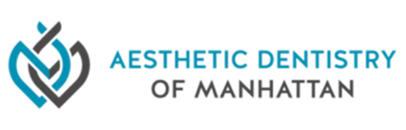The image displays a logo with the text  ASTHETIC DENTISTRY OF ANATAN  and features a stylized graphic element resembling a leaf or flower, which is part of the design.